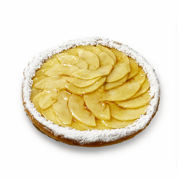 Appelschijfjes - pudding taart