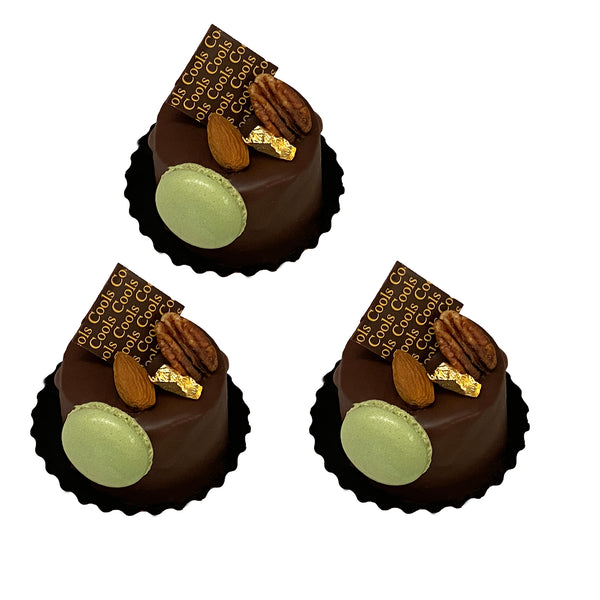 Trio van chocolade